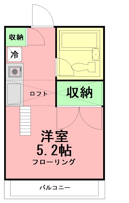 カレッジコーポ吉田 間取り
