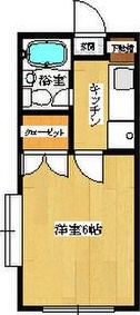 コーポエクセレント 203号室 間取り