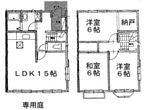 レイクヒル 102号室 間取り