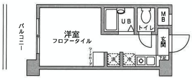 アックス横浜戸塚 506号室 間取り