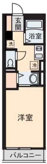 クレスト湘南 203号室 間取り