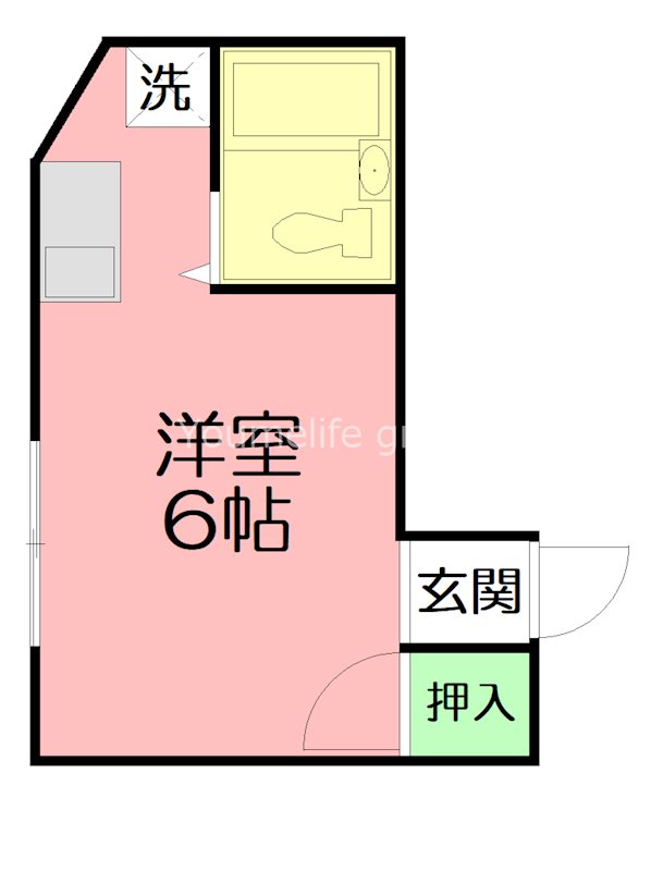 フジキコーポ 103号室 間取り