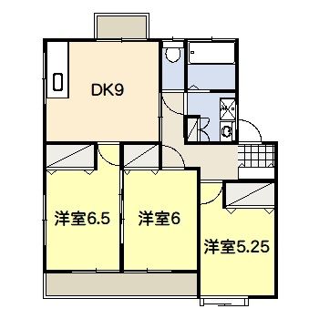 豊栄ハイツ5号 201号室 間取り
