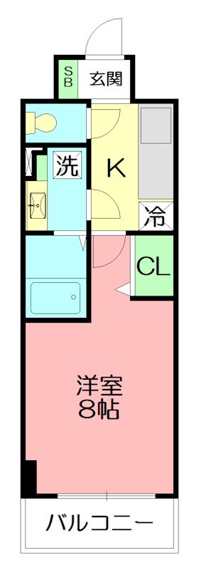 S-FORT湘南平塚 103号室 間取り