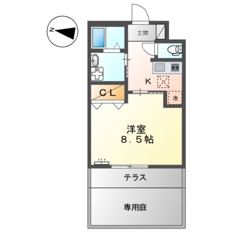 セレーヌ泉Ｂ 間取り