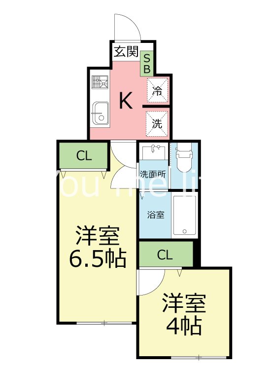 フォンス大船 102号室 間取り