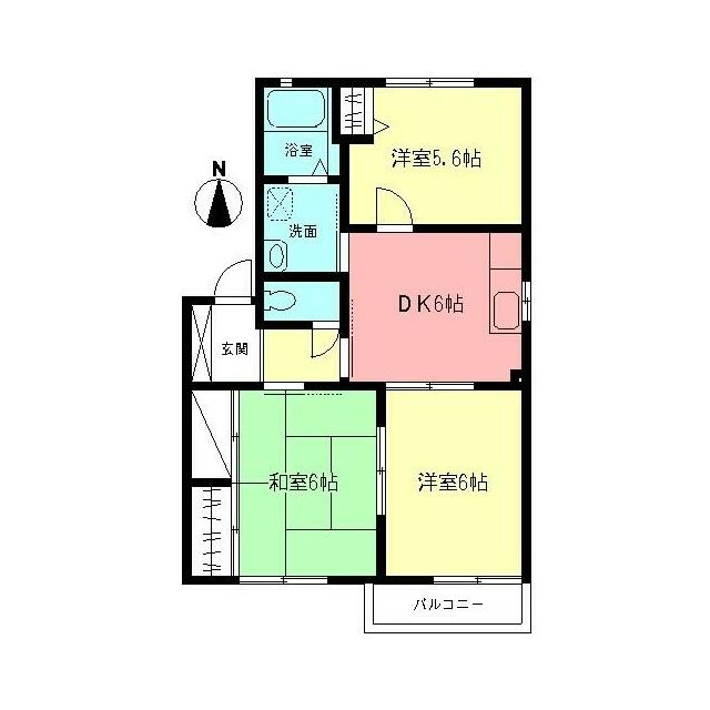 フェアロージュ 201号室 間取り