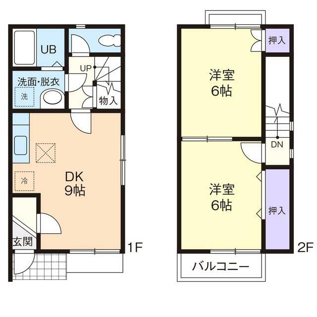 ミレニアムⅡ 101号室 間取り