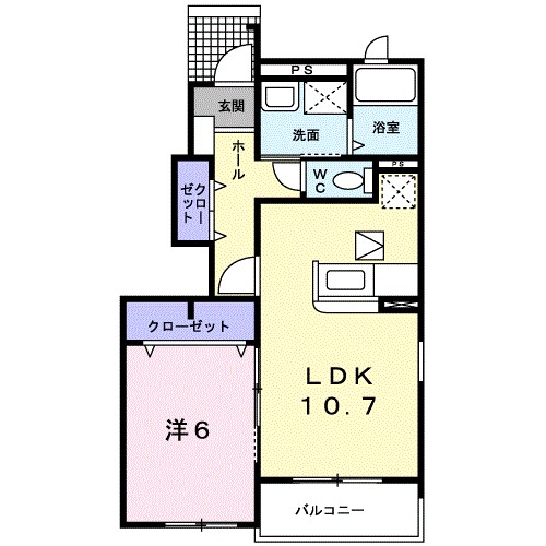 アスパイア　湘南 101号室 間取り