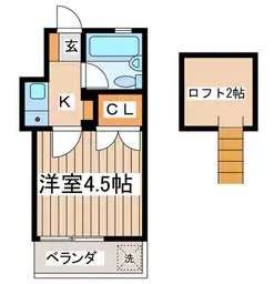 キャンパススペース21 206号室 間取り