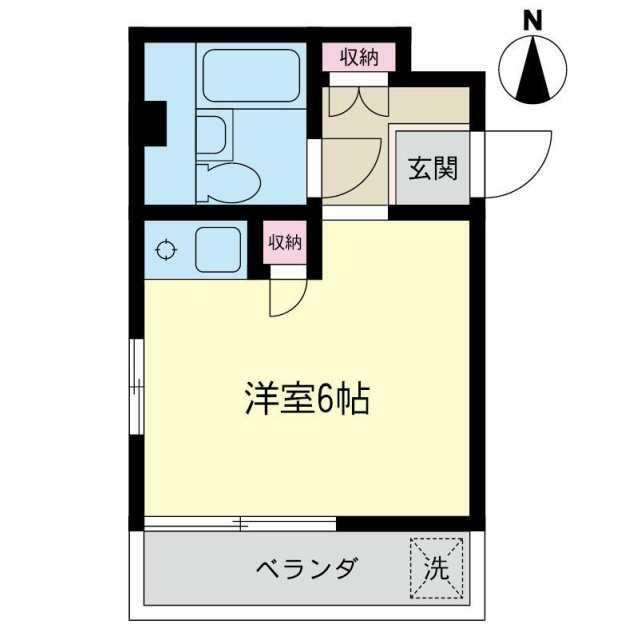 望洋荘 3-A号室 間取り
