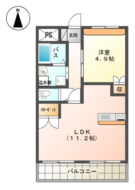 レフィナードＮ．Ｋ 間取り
