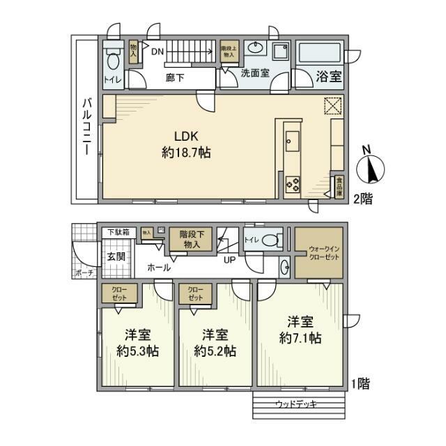 東海岸南戸建 間取り