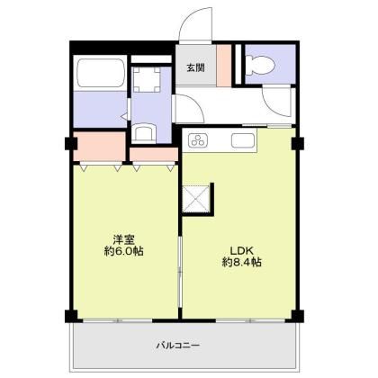 ブラヴィオ・ゴトウ 1B号室 間取り