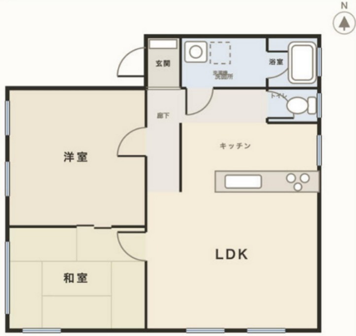アンサンブル原宿 203号室 間取り