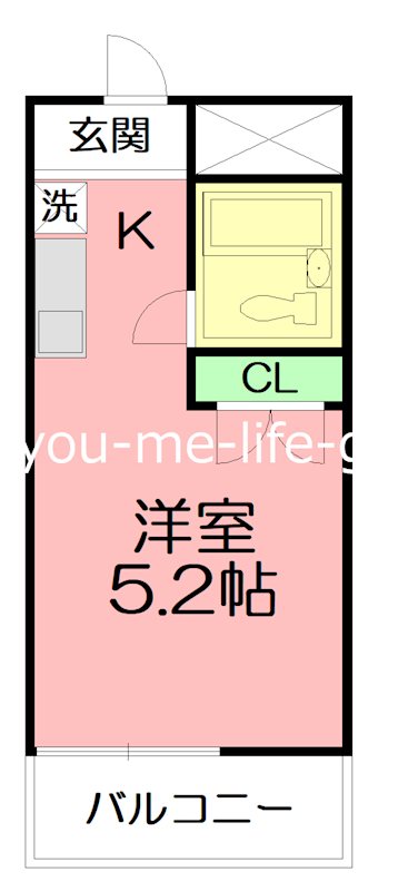 ドムール平塚第3 402号室 間取り