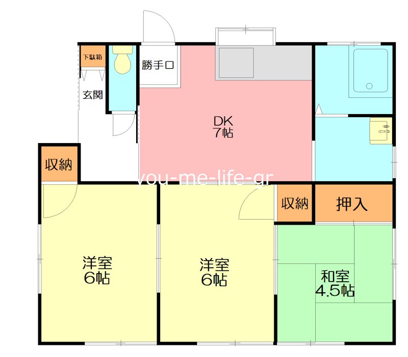 瀬戸貸家 間取り