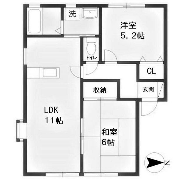 ウィンディア参番館 101号室 間取り