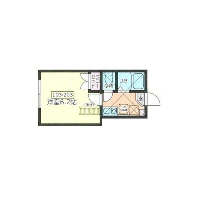 Cloudnine 2 203号室 間取り