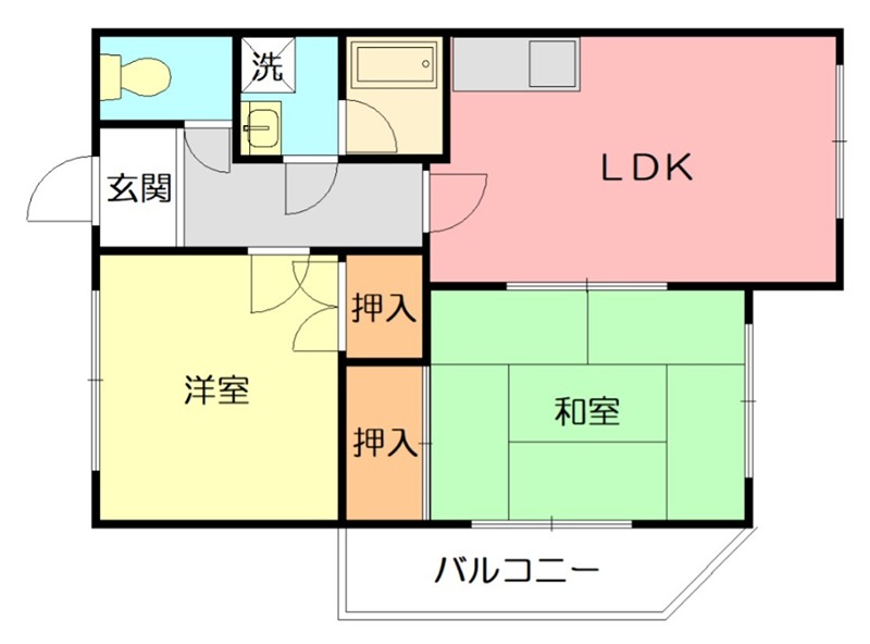 相湘第7ビル 202号室 間取り