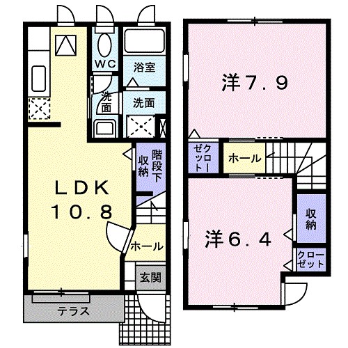 エレガンテ五番館 101号室 間取り