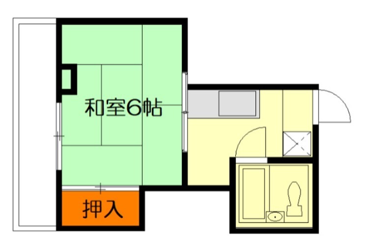 光南ビル 303号室 間取り