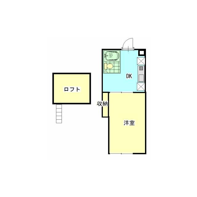 アクセス中里Ⅱ 203号室 間取り
