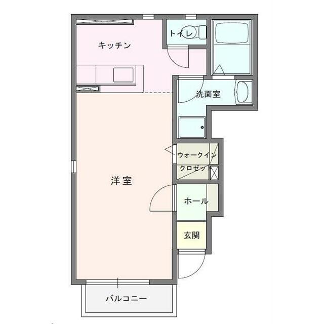 サンパティークⅠ 101号室 間取り