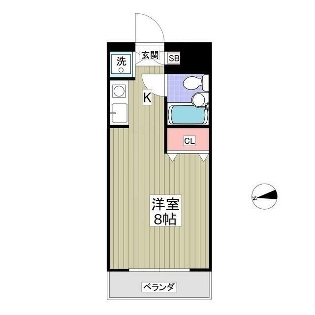 湘南平塚コート 309号室 間取り