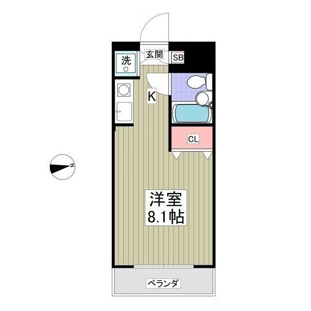 湘南平塚コート 105号室 間取り