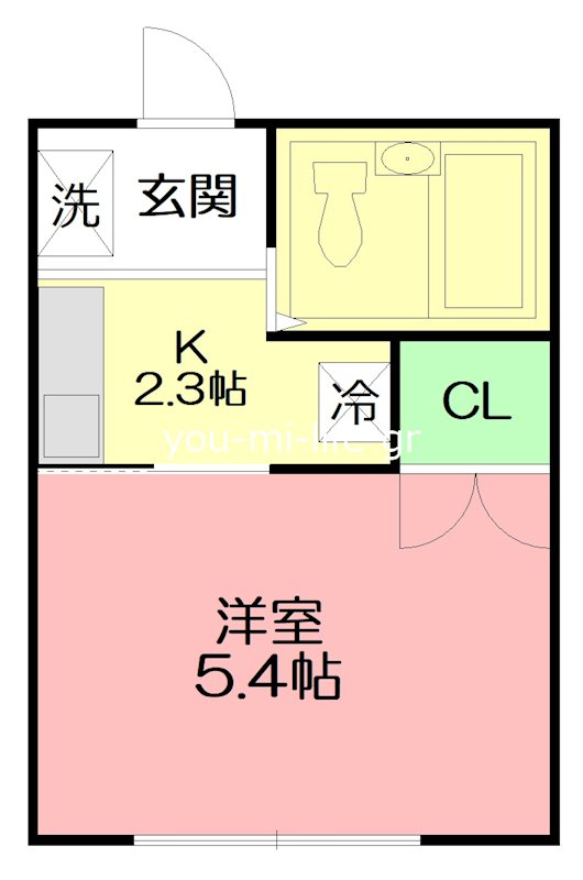 Cattar (チャター) 101号室 間取り