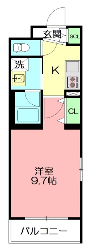 メゾンリヴェール 101号室 間取り