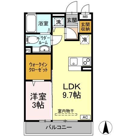 コート ロイヤル アネックス 305号室 間取り