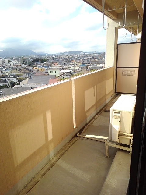桜並木パークマンション ベランダ