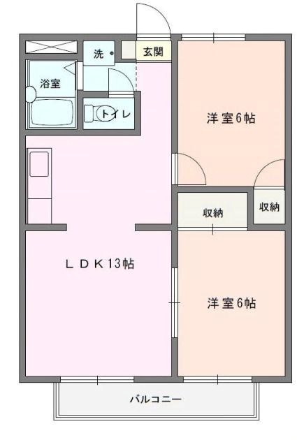 アルカディア湘南 101号室 間取り