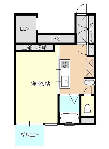 ヴィヴァント 202号室 間取り