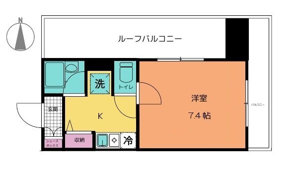 湘南パール 909号室 間取り