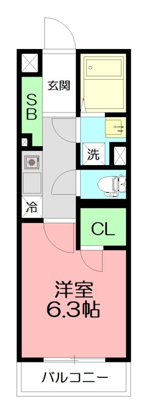 グランヒルズ 302号室 間取り