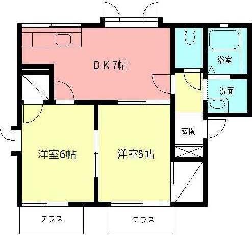 パストラルハイムA 101号室 間取り