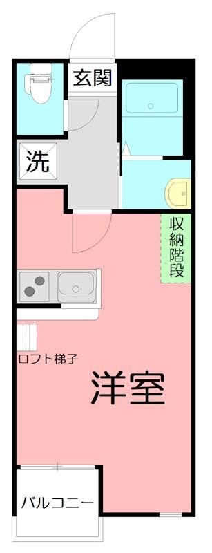 フォルケホイスコーレ湘南 203号室 間取り