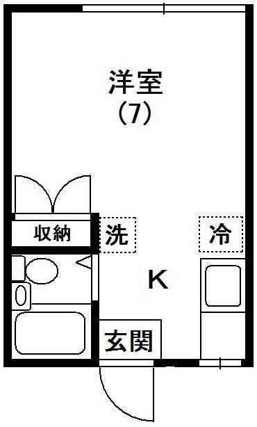 サンハイム遠矢塚 202号室 間取り