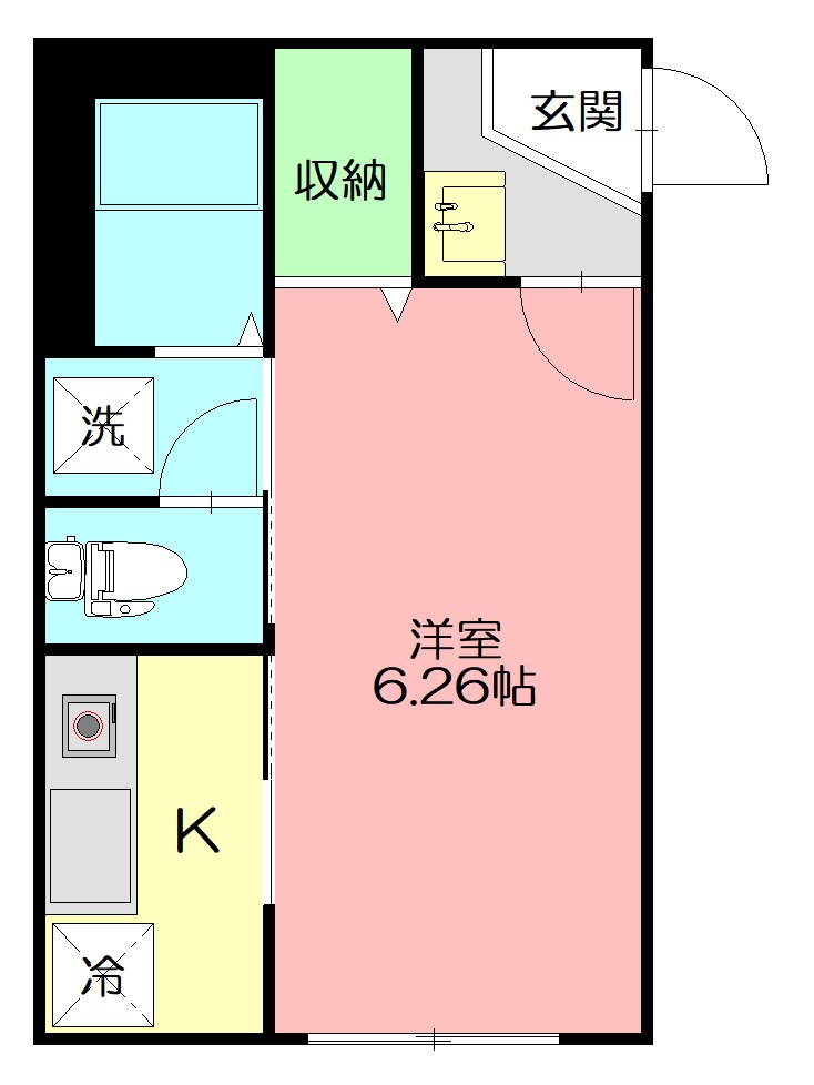 ガラージュ湘南 107号室 間取り