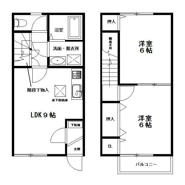 エクセルYOSHIDA 102号室 間取り