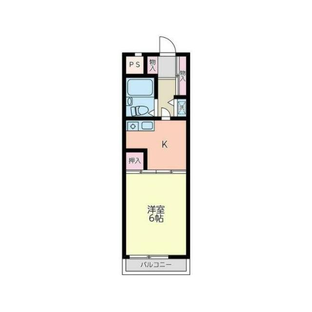 パビヨンかしわ台 203号室 間取り