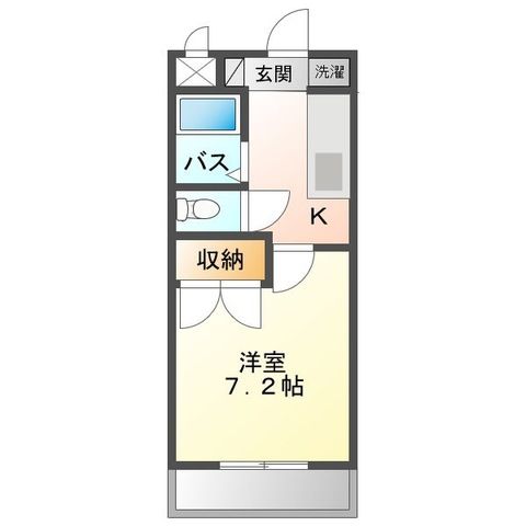 プロニティＲ＆Ｓ 207号室 間取り