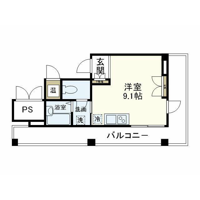 LEON-K 3F号室 間取り