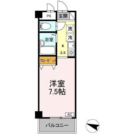 湘南absⅠ 311号室 間取り