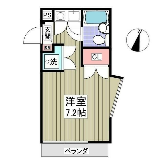 フローラルコートⅡ 104号室 間取り