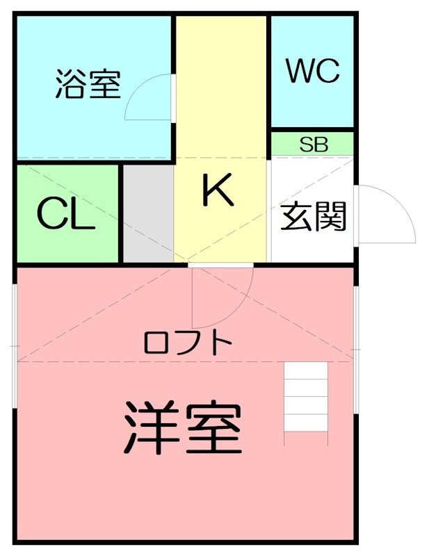 カールヘルム  103号室 間取り