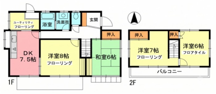 逗子市久木8丁目戸建 間取り